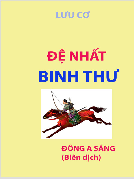 Title details for Đệ nhất BINH THƯ by Dong A Sang - Available